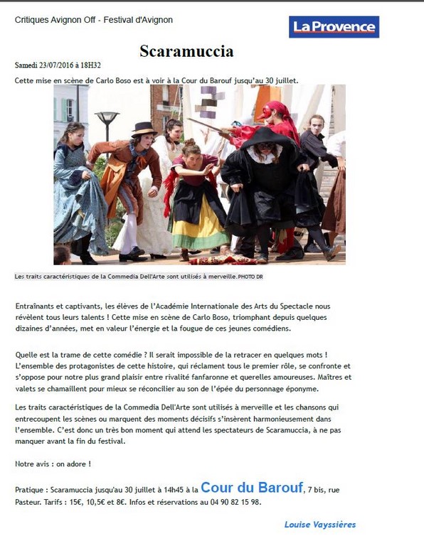 Prisma Teatro - La Provence