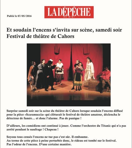 Prisma Teatro - La depeche du midi